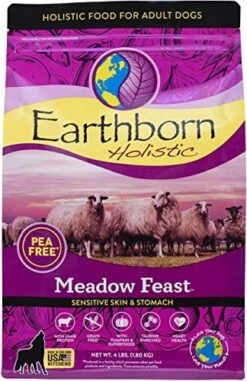 Earthborn Holistic Meadow Feast Grain-Free Natural Dry Dog Food, 25 Lb -Zoomie Shop 51jVrXuowqL. AC
