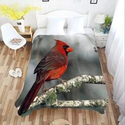 AOYEGO Bird Soft Throw Blanket Sweet Food Desert Birthday Chocolate Cherry 30x40 Inch Blanket Flannel Warm Travel Blankets For Pet Dog Cat -Zoomie Shop 51jvD4OEmfS