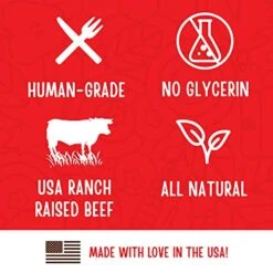 Full Moon All Natural Human Grade Dog Treats, Essential Beef Savory Bites, 14 Ounce 8 Full Moon All Natural Human Grade Dog Treats, Essential Beef Savory Bites, 14 Ounce -Zoomie Shop 51k4NqVFf4L