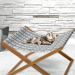 Lunarable Pumpkin Pet Hammock, Colorful Fruits Of The Autumn Halloween Vegetarian And Vegan Food Options, Bed For Kittens Canopy With Durable Wooden Frame, 22" X 19 1/2" X 13", Orange Green -Zoomie Shop 51kevZt3qbL. AC