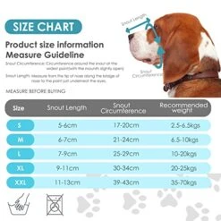 Dog Muzzle, Breathable Adjustable Drinkable Humane Dog Basket Muzzle, Anti-Biting Barking & Chewing For Small, Medium, Large And X-Large Dogs, 5 Size (M) 12 Dog Muzzle, Breathable Adjustable Drinkable Humane Dog Basket Muzzle, Anti-Biting Barking & Chewing For Small, Medium, Large And X-Large Dogs, 5 Size (M) -Zoomie Shop 51krQrLjo5L