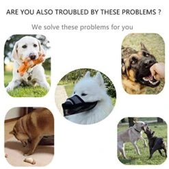 CILKUS Nylon Dog Muzzle Air Mesh Breathable For Small Medium Large Dogs, And Stick Out Tongue Drinkable Pet Muzzle For Anti-Biting Anti-Licking (Large, Black) 18 CILKUS Nylon Dog Muzzle Air Mesh Breathable For Small Medium Large Dogs, And Stick Out Tongue Drinkable Pet Muzzle For Anti-Biting Anti-Licking (Large, Black) -Zoomie Shop 51kuiLWmdkL