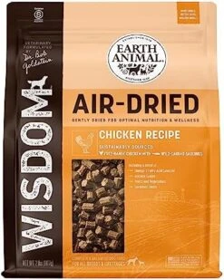 EARTH ANIMAL Wisdom Air Dried Dog Food | Turkey Recipe Premium Natural Dog Food | All Breeds & Ages | Made In The USA | 2 Pound Bag -Zoomie Shop 51kvvTqPmdL. AC