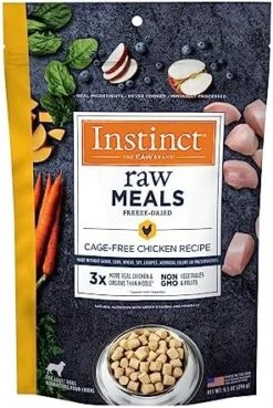 Instinct Freeze Dried Raw Meals Grain Free Recipe Dog Food 9.5 Ounce (Pack Of 1) 17 Instinct Freeze Dried Raw Meals Grain Free Recipe Dog Food 9.5 Ounce (Pack Of 1) -Zoomie Shop 51l NJl0xBL. AC