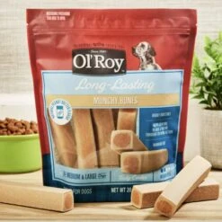 Ol' Roy Munchy Bone Peanut Butter Flavor 20 Oz 2 Pack -Zoomie Shop 51l3RLjTKWL