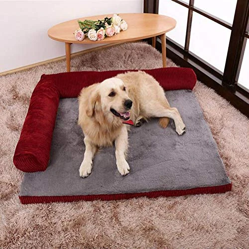 Big Incisors Dog Christmas Door Mat, Removable Soft Pet Dog Sleeper Sofa Bed Winter Warm Tower Rest House Lounger Pets Mat Nest Large XL Dogs Mattress S/M/L/XL-camel-90x70x15cm 2 Big Incisors Dog Christmas Door Mat, Removable Soft Pet Dog Sleeper Sofa Bed Winter Warm Tower Rest House Lounger Pets Mat Nest Large XL Dogs Mattress S/M/L/XL-camel-90x70x15cm - Image 2