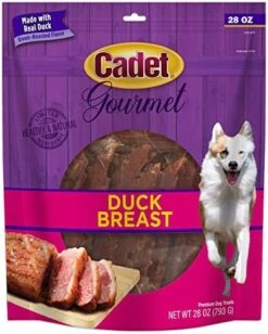 Cadet Gourmet Sweet Potato & Duck Wraps Dog Treats - Healthy & Natural Duck & Sweet Potato Dog Training Treats For Small & Large Dogs - Inspected & Tested In USA (28 Oz.) -Zoomie Shop 51lEwaKuxZL. AC