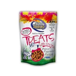 NutriSource Soft & Tender Natural Formula With Added Vitamins & Minerals Dog Treats Variety Pack - 6 Ounce - 3 Flavors - Salmon, Chicken, And Lamb (3 Pack) -Zoomie Shop 51lPsX66I6L