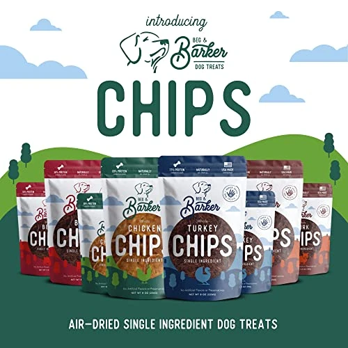Beg & Barker Chicken Chips For Dogs (8oz, Pack Of 1) - Single Ingredient Dog Treats Made For Small And Large Dogs Protein Human Grade Dog Treats Made From Real Meat Chicken, Made In USA 5 Beg & Barker Chicken Chips For Dogs (8oz, Pack Of 1) - Single Ingredient Dog Treats Made For Small And Large Dogs Protein Human Grade Dog Treats Made From Real Meat Chicken, Made In USA - Image 5
