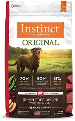 Instinct Original Grain Free Recipe With Real Chicken Natural Dry Dog Food, 4 Lb. Bag 22 Instinct Original Grain Free Recipe With Real Chicken Natural Dry Dog Food, 4 Lb. Bag -Zoomie Shop 51lapLI6umL. AC