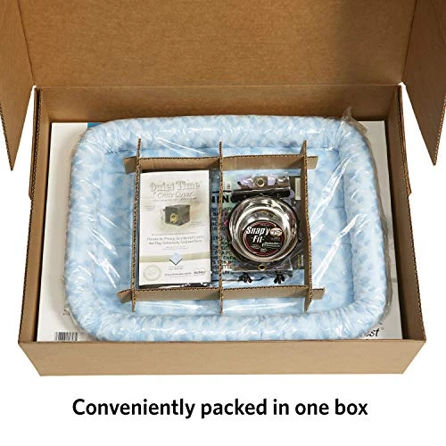 MidWest Homes For Pets ICrate Dog Crate Starter Kit | 24-Inch Dog Crate Kit Ideal For Small Dog Breeds (weighing 13 - 25 Pounds) || Includes Dog Crate, Pet Bed, 2 Dog Bowls & Dog Crate Cover (Blue) 2 MidWest Homes For Pets ICrate Dog Crate Starter Kit | 24-Inch Dog Crate Kit Ideal For Small Dog Breeds (weighing 13 - 25 Pounds) || Includes Dog Crate, Pet Bed, 2 Dog Bowls & Dog Crate Cover (Blue) - Image 2