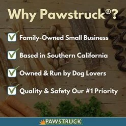 Pawstruck Dog Jerky Treats Pet Food (4"-6" Strips, 15 Pack) Joint Health 100% Beef Chews, Bulk, Gourmet Gullet Straps, Naturally Rich In Glucosamine & Chondroitin, 0.35 Pounds -Zoomie Shop 51lqlUsUflL