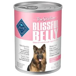 Blue Buffalo True Solutions Blissful Belly Natural Digestive Care Adult Wet Dog Food, Chicken 12.5-oz Cans (Pack Of 12)