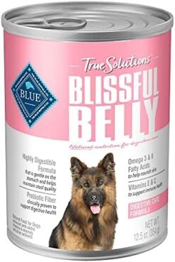 Blue Buffalo True Solutions Blissful Belly Natural Digestive Care Adult Wet Dog Food, Chicken 12.5-oz Cans (Pack Of 12) -Zoomie Shop 51luvsXqFJL. AC