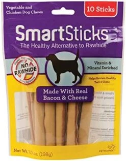 SmartBones SmartSticks, Treat Your Dog To A Rawhide-Free Chew Made With Real Meat And Vegetables 25 Count (Pack Of 1) -Zoomie Shop 51m29KdjqML. AC