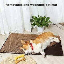 MEIYITIAN Pet Summer Cooling Mat For Dogs Cats Blanket Sofa Breathable Pet Dog Bed Summer Washable Pet Cooling Bed For Dogs For Summer (Only Sell Cushions) 9 MEIYITIAN Pet Summer Cooling Mat For Dogs Cats Blanket Sofa Breathable Pet Dog Bed Summer Washable Pet Cooling Bed For Dogs For Summer (Only Sell Cushions) -Zoomie Shop 51mMKtUK15L