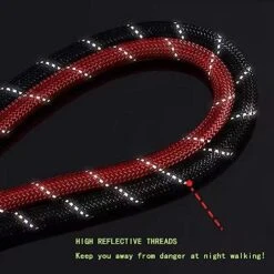 LLHGTHG Dog Leash, Nylon Rope Thick And Durable Leash For Medium And Large Dogs With Collapsible Pet Bowl, Leash, Dispenser Waste Bag And Dog Collar Set. (Blue) -Zoomie Shop 51mOrGvlvLL