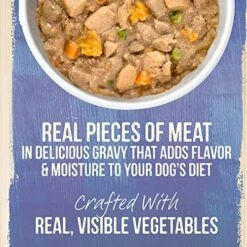 Merrick Grain Free Wet Puppy Food, Puppy Plate Chicken Recipe Canned Dog Food - (12) 12.7 Oz. Cans -Zoomie Shop 51mqYakaOdS