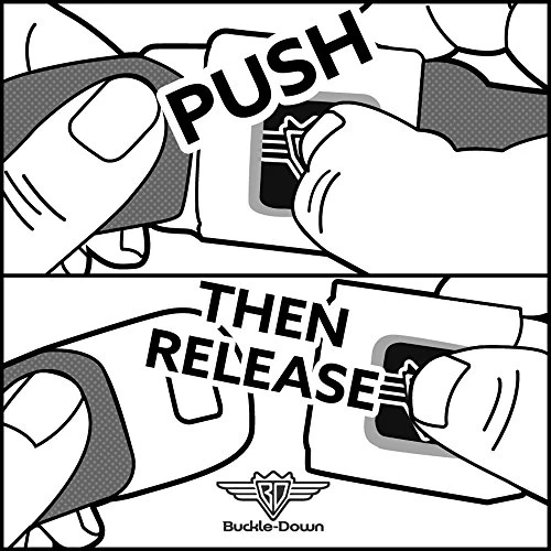 Dog Collar Seatbelt Buckle Bobs Burgers 6 Food Group Blocks Reds 18 To 32 Inches 1.5 Inch Wide 4 Dog Collar Seatbelt Buckle Bobs Burgers 6 Food Group Blocks Reds 18 To 32 Inches 1.5 Inch Wide - Image 4