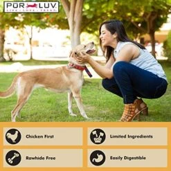 Pur Luv Chicken And Sweet Potato Jerky Wraps, Rawhide Free, Made With Real Chicken And Sweet Potato, Healthy, Easily Digestible, Long Lasting, And High Protein Dog Treat, 16 Oz, Brown -Zoomie Shop 51oOsDbDDkL
