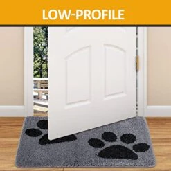 Pet Bed Mat 19.5" X 31.5", Dog Door Mat For Muddy Wet Paws And Shoes, Dog Indoor Door Non-Slip, Absorbent, Dirt Resist Mat, Machine Washable Entrance Rug Low-Profile Inside Entry Doormats For Entryway -Zoomie Shop 51ozXmR19aL 1