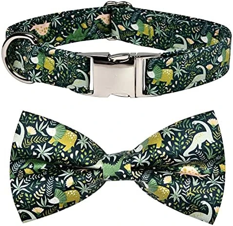 JIUJIA Stud Muffin Dog Bow Tie Dog Collar Accessory,Detachable Bowtie,Adjustable Collar For Small Medium Large Dogs 10 JIUJIA Stud Muffin Dog Bow Tie Dog Collar Accessory,Detachable Bowtie,Adjustable Collar For Small Medium Large Dogs - Image 10