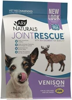 Ark Naturals Joint Rescue Dog Chew, Beef Flavor, Joint Supplement With Glucosamine & Chondroitin, 1 Pack -Zoomie Shop 51pvnUTQNWL. AC
