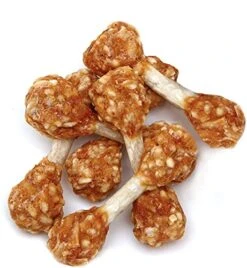 Pet 'n Shape Chik 'n Rice Dumbbells - Natural Dog Treats, Chicken, 1 Pound -Zoomie Shop 51q28GfzYPS