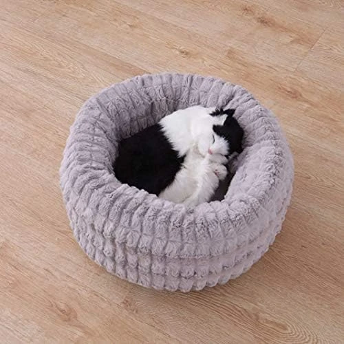SENERY Fluffy Plush Pet Bed Cot Deep Sleeping Washable Cat House Lounger Sofa Breathable Kitten Dogs Mat Cushion 6 SENERY Fluffy Plush Pet Bed Cot Deep Sleeping Washable Cat House Lounger Sofa Breathable Kitten Dogs Mat Cushion - Image 6