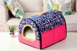 SENERY Winter Pet House Kennel Nest With Mat Foldable Bed For Small Medium Dogs Puppy Sleeping Bag -Zoomie Shop 51qYDVyHkoL. AC