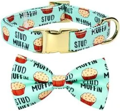 JIUJIA Stud Muffin Dog Bow Tie Dog Collar Accessory,Detachable Bowtie,Adjustable Collar For Small Medium Large Dogs 23 JIUJIA Stud Muffin Dog Bow Tie Dog Collar Accessory,Detachable Bowtie,Adjustable Collar For Small Medium Large Dogs -Zoomie Shop 51quwopFV0L. AC