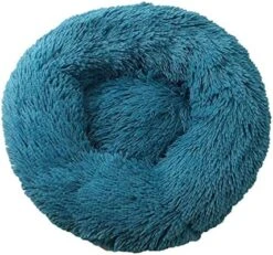 UNOVAP Pet Mat Donut Furry Pet Bed Round Mat Small Medium-Sized Animals Sleep With The Mat (Color : Apricot, Size : S 40CM) -Zoomie Shop 51r4e kjMrL. AC