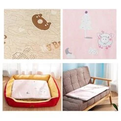 Pet Dog Mat Summer Cat Dog Ice Silk Mat Sleeping Pad Ice Pad Cooling Resistant Bite Nest Cat With Pad Cool Pad (Color : Green, Size : XL) -Zoomie Shop 51r9VCVDgYL