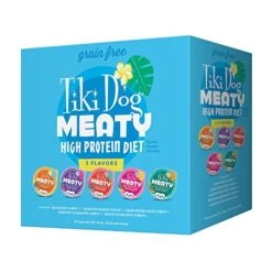 Tiki Dog Meaty Cups Variety-Pack Of 10