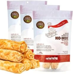 EARTH ANIMAL No Hide Medium Chicken Flavored Natural Rawhide Free Dog Chews Long Lasting Dog Chew Sticks | Dog Treats For Large Dogs | Great Dog Chews For Aggressive Chewers 24 EARTH ANIMAL No Hide Medium Chicken Flavored Natural Rawhide Free Dog Chews Long Lasting Dog Chew Sticks | Dog Treats For Large Dogs | Great Dog Chews For Aggressive Chewers -Zoomie Shop 51sDCT 4UdL. AC