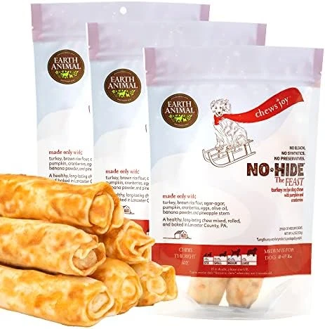 EARTH ANIMAL No Hide Medium Chicken Flavored Natural Rawhide Free Dog Chews Long Lasting Dog Chew Sticks | Dog Treats For Large Dogs | Great Dog Chews For Aggressive Chewers 10 EARTH ANIMAL No Hide Medium Chicken Flavored Natural Rawhide Free Dog Chews Long Lasting Dog Chew Sticks | Dog Treats For Large Dogs | Great Dog Chews For Aggressive Chewers - Image 10