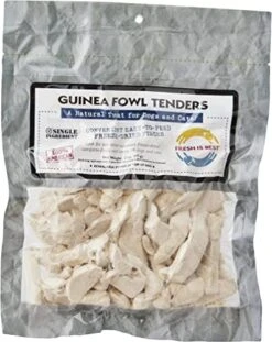 Fresh Is Best - Freeze Dried Healthy Raw Meat Treats For Dogs & Cats - Guinea Fowl Tenders