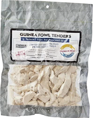 Fresh Is Best - Freeze Dried Healthy Raw Meat Treats For Dogs & Cats - Guinea Fowl Tenders 1 Fresh Is Best - Freeze Dried Healthy Raw Meat Treats For Dogs & Cats - Guinea Fowl Tenders