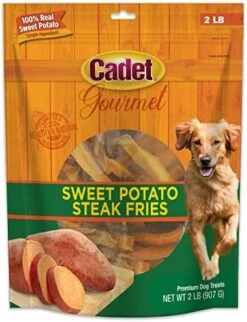 Cadet Gourmet Sweet Potato & Duck Wraps Dog Treats - Healthy & Natural Duck & Sweet Potato Dog Training Treats For Small & Large Dogs - Inspected & Tested In USA (28 Oz.) -Zoomie Shop 51sX nTqJkL. AC