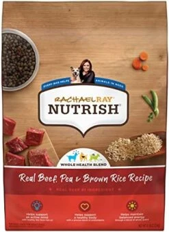 Rachael Ray Nutrish Premium Natural Dry Dog Food, Real Beef, Pea, & Brown Rice Recipe, 28 Pound Bag (Packaging May Vary) -Zoomie Shop 51sgtVOk qL. AC