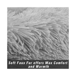 YangYan New Style Super Soft Dog Bed Round Washable Long Plush Dog Kennel Cat House Velvet Mats Sofa For Chihuahua Dog Basket Pet Bed (Color : P, Size : XXL 80cm) -Zoomie Shop 51t3N0eMyAL