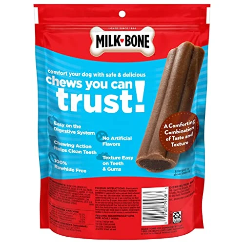 Milk-Bone Mini Comfort Chews, Dog Treats With Unique Chewy Texture And Real Beef, 6 Mini Chews (Pack Of 5) 3 Milk-Bone Mini Comfort Chews, Dog Treats With Unique Chewy Texture And Real Beef, 6 Mini Chews (Pack Of 5) - Image 3