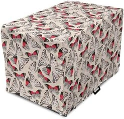 Lunarable Vegetable Dog Crate Cover, Line Art Style Food Pattern With Pepper Tomato Radish Lettuce, Easy To Use Pet Kennel Cover For Cats & Medium Dogs, 30 Inch, Charcoal Grey And Multicolor -Zoomie Shop 51tHTIYpUmL. AC