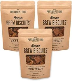 Crafted By Humans Loved By Dogs Portland Pet Food Company Brew Biscuit Dog Treats (3 X 5 Oz Bags Variety Pack) – Mixed Flavors –All Natural, Human-Grade, USA-Sourced And Made -Zoomie Shop 51tNIoz7VrL. AC