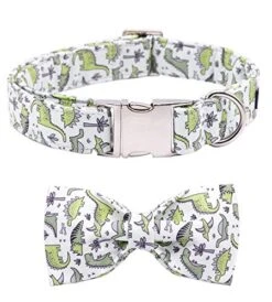 ARING PET Bowtie Dog Collar, Dog Collar With Bow, Adjustable Dog Collars For Small Medium Large Dogs.