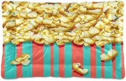 Coikll Popcorn Food Pet Bed Pad Soft Dog Bed Mat With Anti-Slip Bottom, Machine Washable Crate Pad Mattress For Dog Sleeping 12 Coikll Popcorn Food Pet Bed Pad Soft Dog Bed Mat With Anti-Slip Bottom, Machine Washable Crate Pad Mattress For Dog Sleeping -Zoomie Shop 51u69U3qHPL. AC
