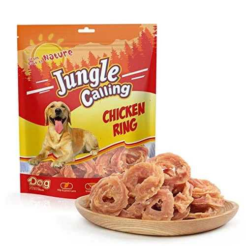 Jungle Calling Dog Treats Chicken Rings, Chewy Snacks For All Dogs Help Hip & Joint Health, Chicken Jerky For Dogs 1 Jungle Calling Dog Treats Chicken Rings, Chewy Snacks For All Dogs Help Hip & Joint Health, Chicken Jerky For Dogs