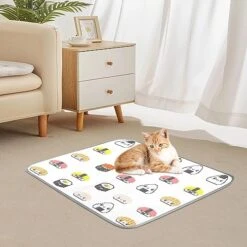 Washable Dog Cooling Mat Cute Japanese Food Summer Cats Sleeping Mat Sushi Dog Bed Mats 23.6 * 38.6inch Pet Ice Silk Sleep Kennel Pad Animal Sleep Bed For Home Outdoor Travel -Zoomie Shop 51unYASvV0L