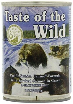 Taste Of The Wild Grain-Free Canned Dog Food Variety Pack - Wetlands, Pacific Stream, High Prairie, And Sierra Mountain Pack Of 12, 13.2 Ounce Cans By Taste Of The Wild -Zoomie Shop 51v76rCgDyL