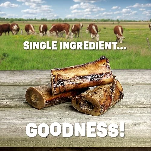 PUPDAWGS Single Ingredient Dog Bones - Made In USA - Beef Shank Bones - Natural Dog Bones For Aggressive Chewers - From USDA Inspected Beef - Hickory Smoked - Individually Wrapped (3 Piece Pack) 3 PUPDAWGS Single Ingredient Dog Bones - Made In USA - Beef Shank Bones - Natural Dog Bones For Aggressive Chewers - From USDA Inspected Beef - Hickory Smoked - Individually Wrapped (3 Piece Pack) - Image 3